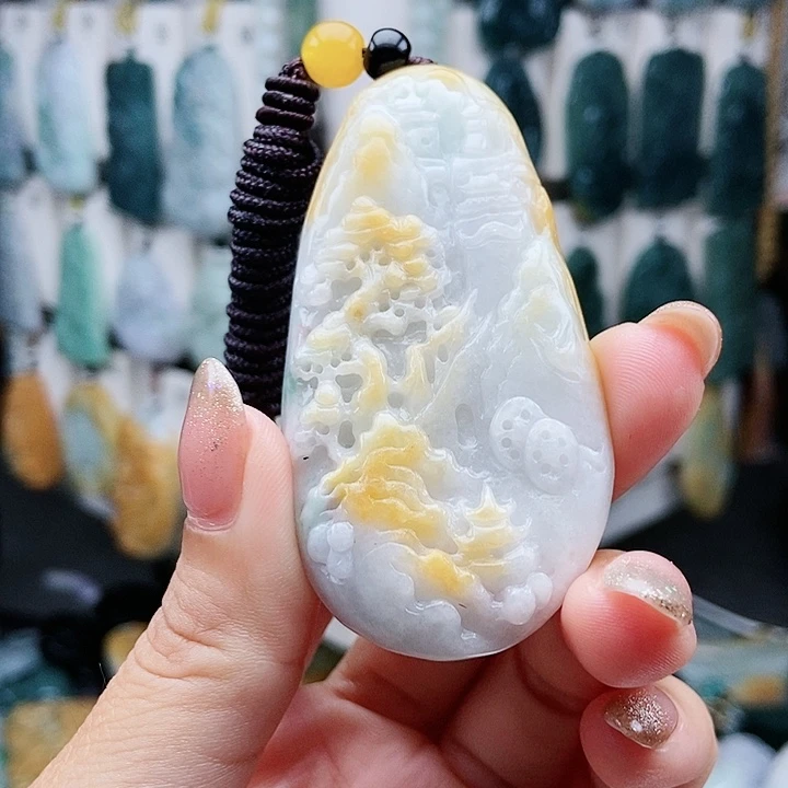 翡翠未镶嵌颈饰翡翠