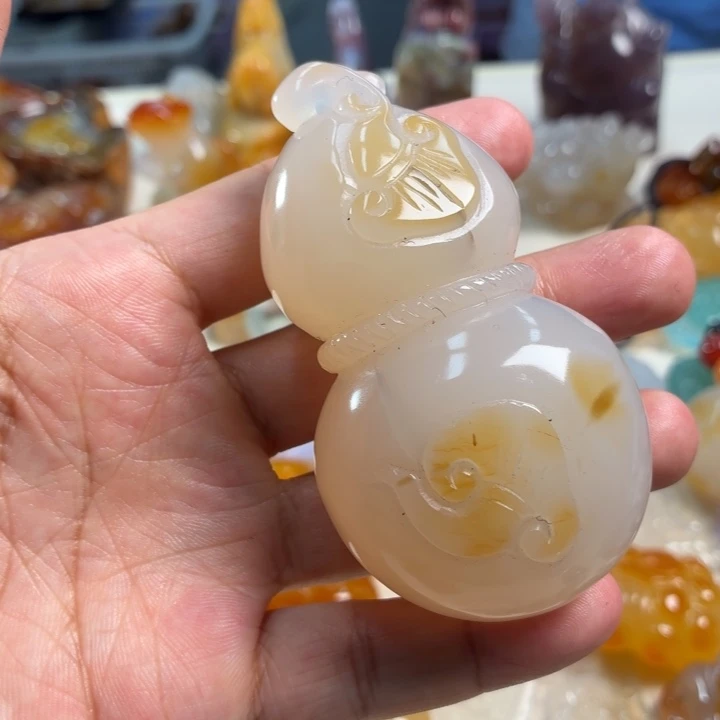 玛瑙/玉髓未镶嵌吊坠(不含链)