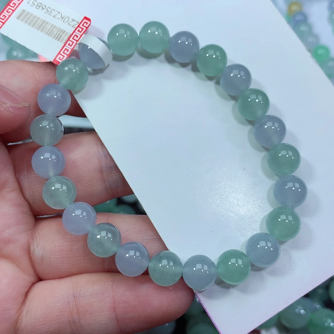 翡翠手链未镶嵌卡8