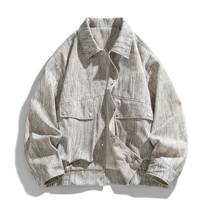 仓石一树潮牌美式复古棒球服外套高级感潮流痞帅休闲宽松夹克上衣