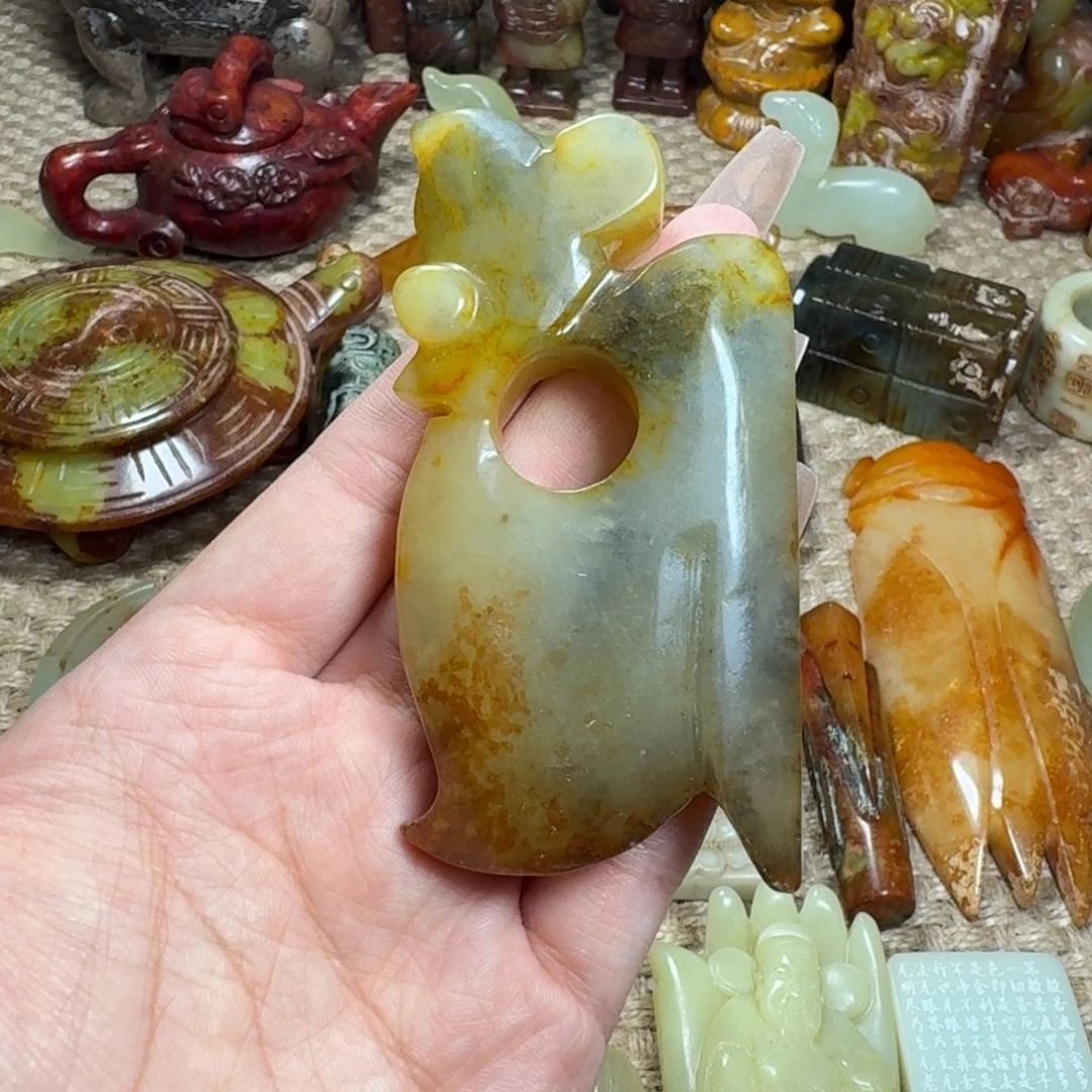 白玉菩提吊坠挂件