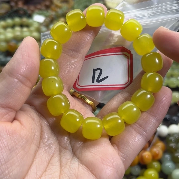 蛇纹石玉未镶嵌手链