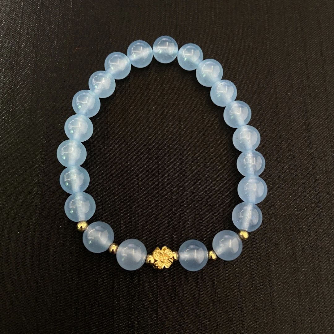 海蓝宝手串7m+*（多样性发一个）204