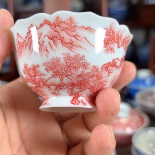 瑕疵，陈茗博纯柴窑茶器