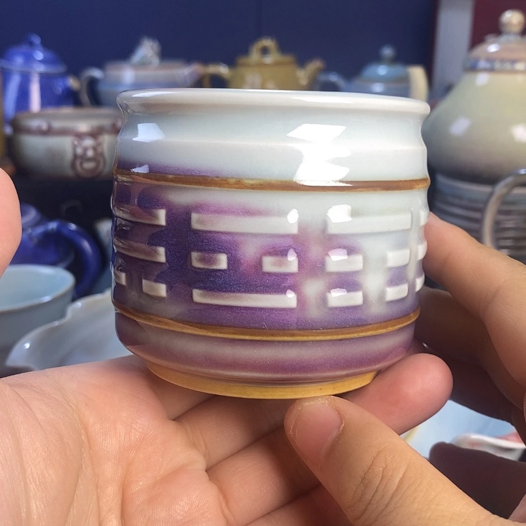大***胶摆件高超钧窑杯杯杯杯