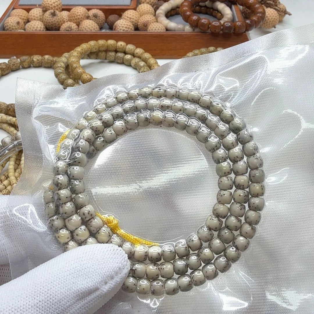 手串星月菩提2尊宠糯冰石玉河豚6左右108
