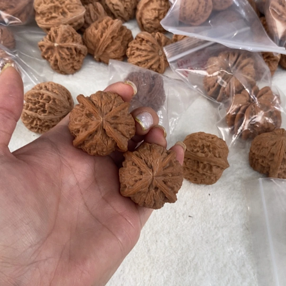 吊坠文玩核桃雨花石四棱