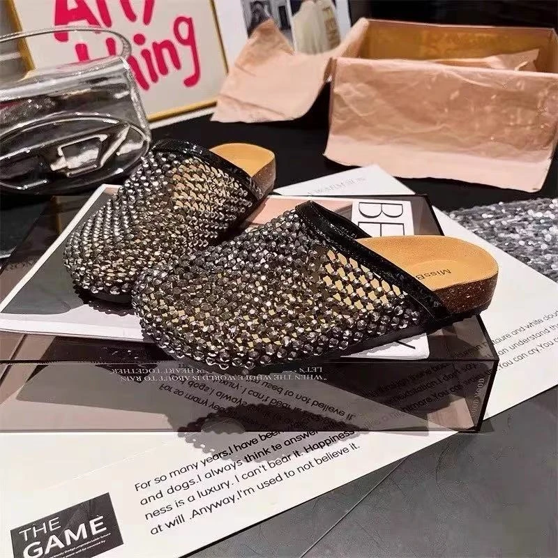 Li&Li《 源俪佳 》18-622时尚亮钻镂空鞋透气夏季凉拖鞋