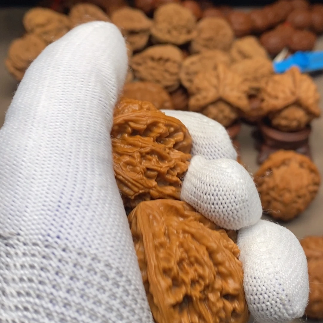 文玩核桃吊坠文山三棱40修