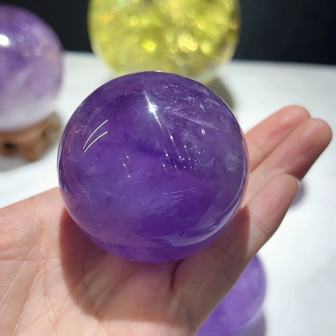 水晶水晶球摆件未镶嵌
