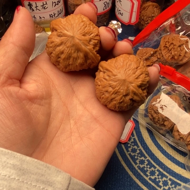 明***好桃核吊坠铁锤核桃