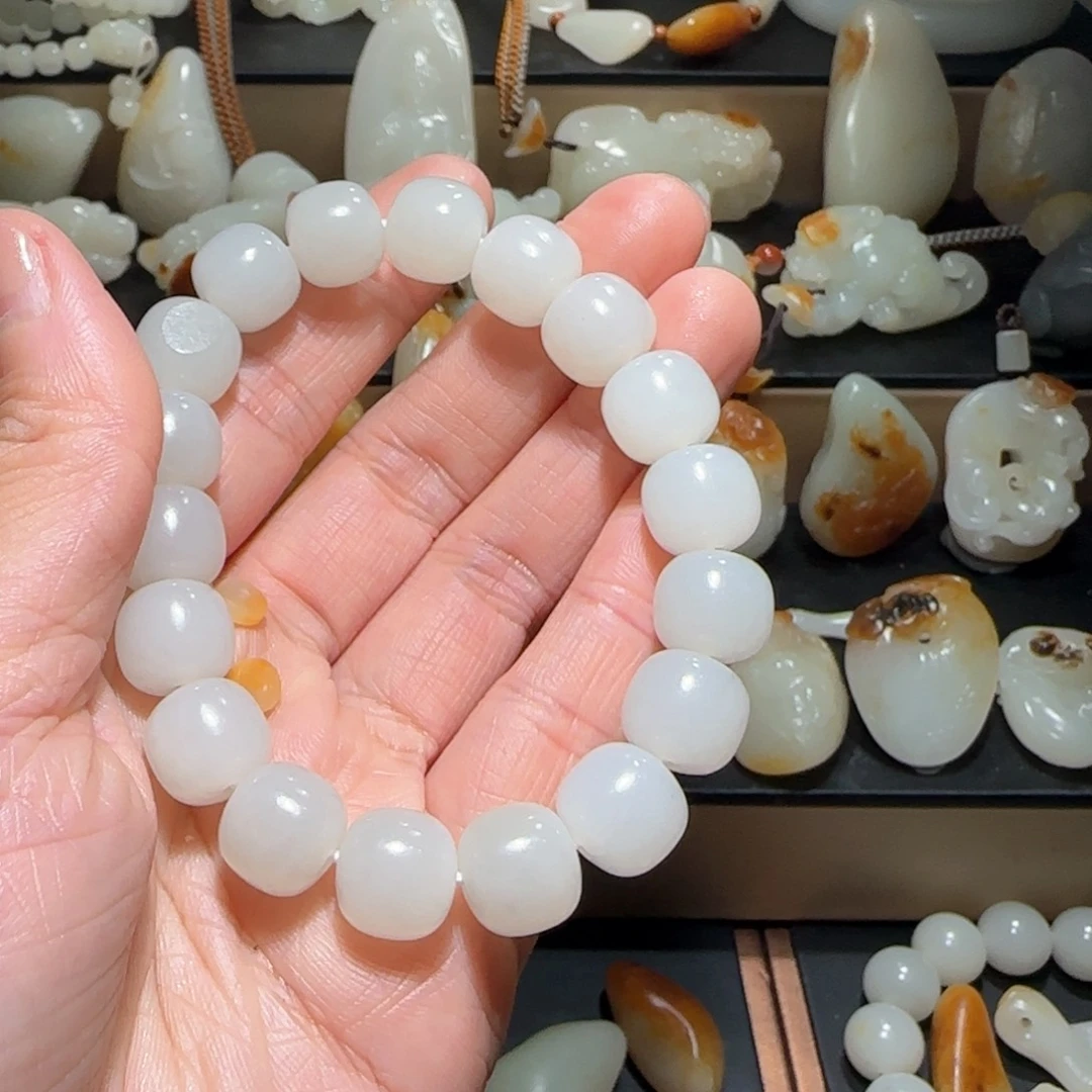 和田玉手链未镶嵌A***a