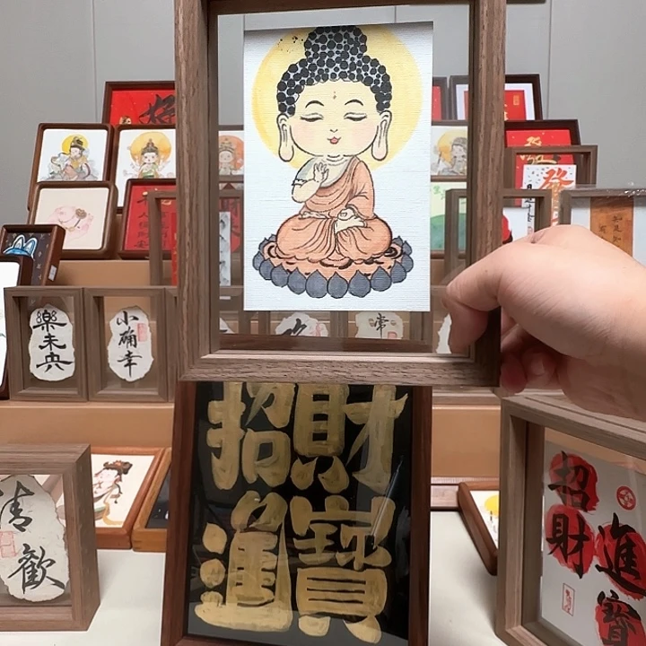 有机玻璃佛 玻璃款