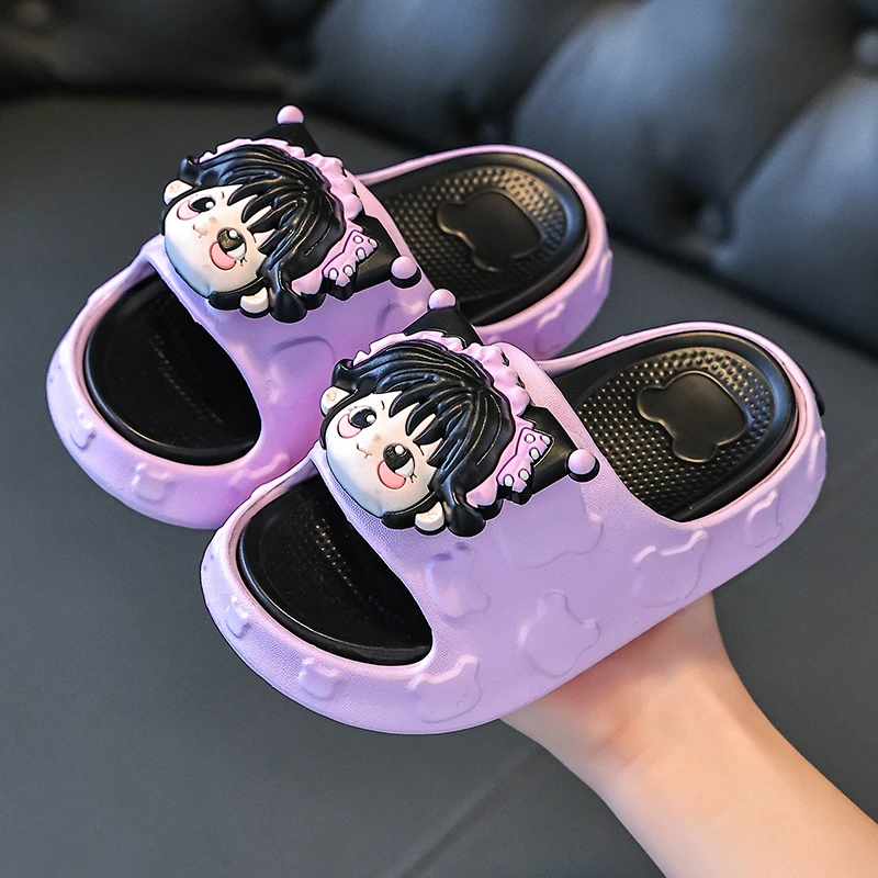 儿童凉拖鞋夏季男童女孩可爱宝宝室内小孩防滑卡通家居中小童鞋子