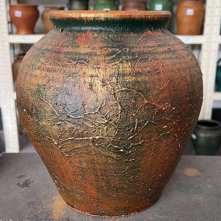 红陶22.8-1瑕疵土陶