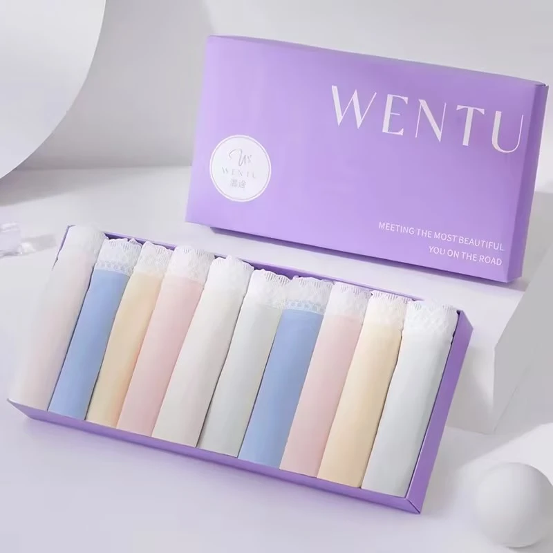 温途 7A小凉风蚕丝冰丝凉感乳酸菌女士内裤M