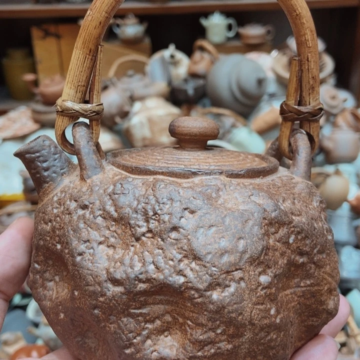 柴烧老岩泥高端茶器