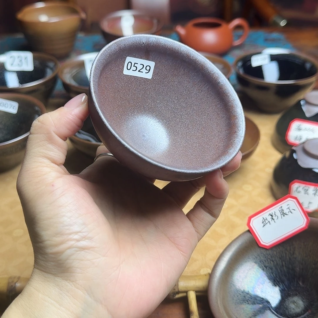 茶盏0529 柴烧手工主人杯
