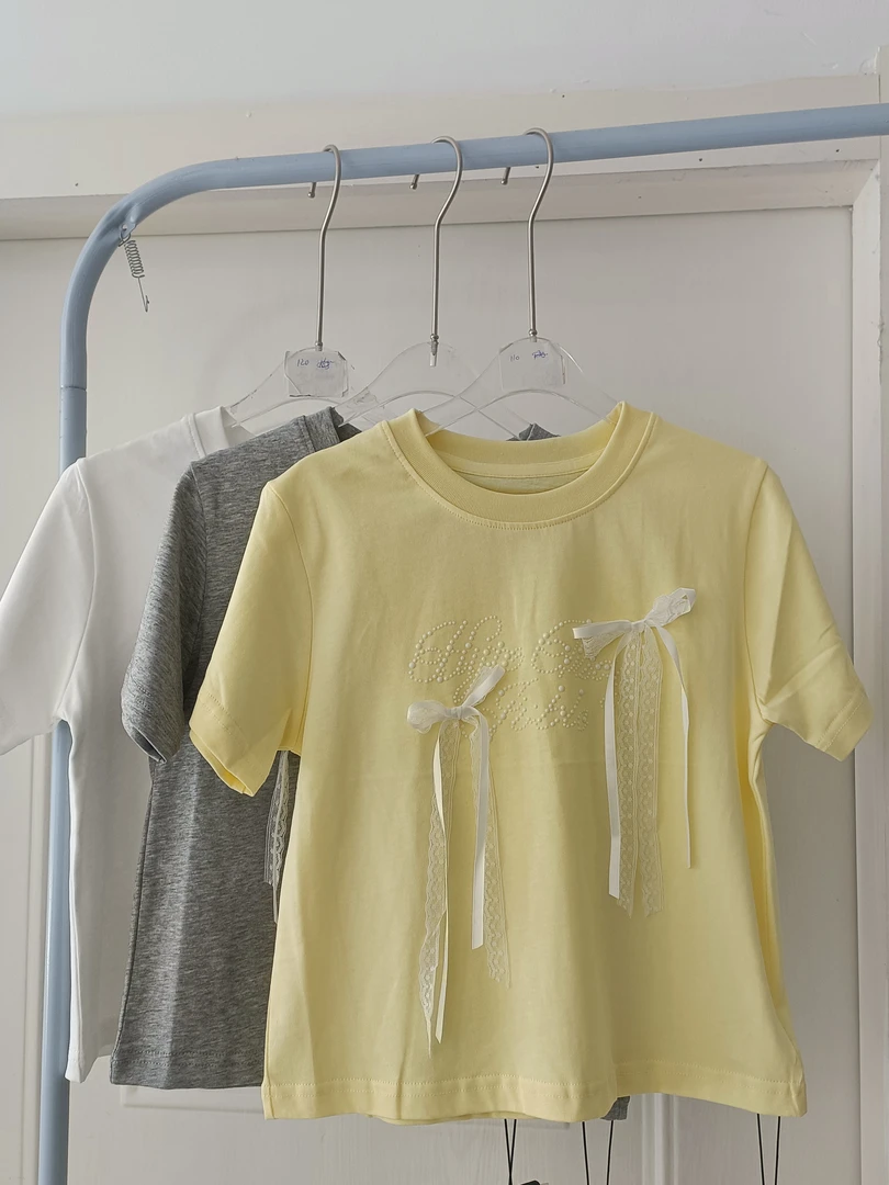 《昊妈家》女童夏季印花韩版短袖6778