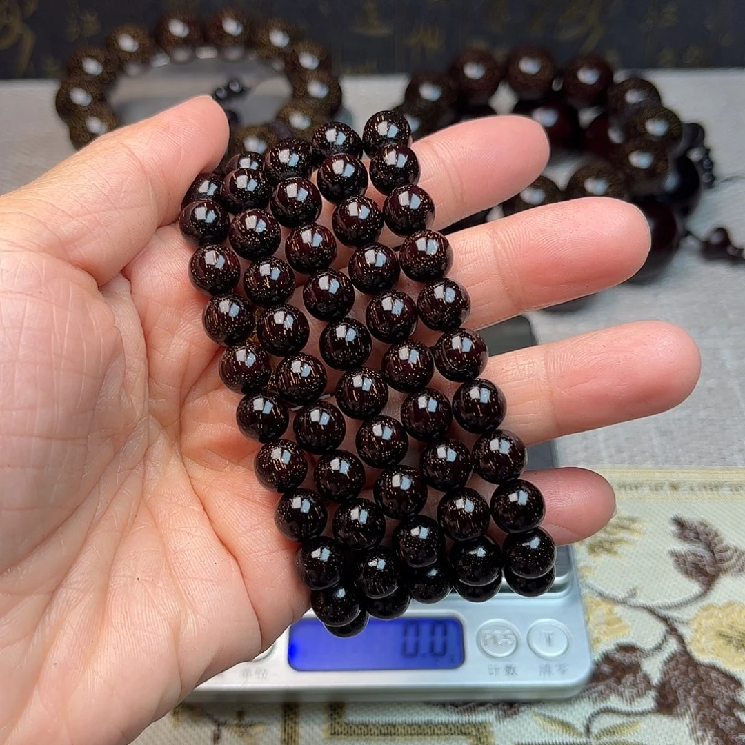 @***月檀香紫檀（小叶紫檀）0.8 108颗 爆星