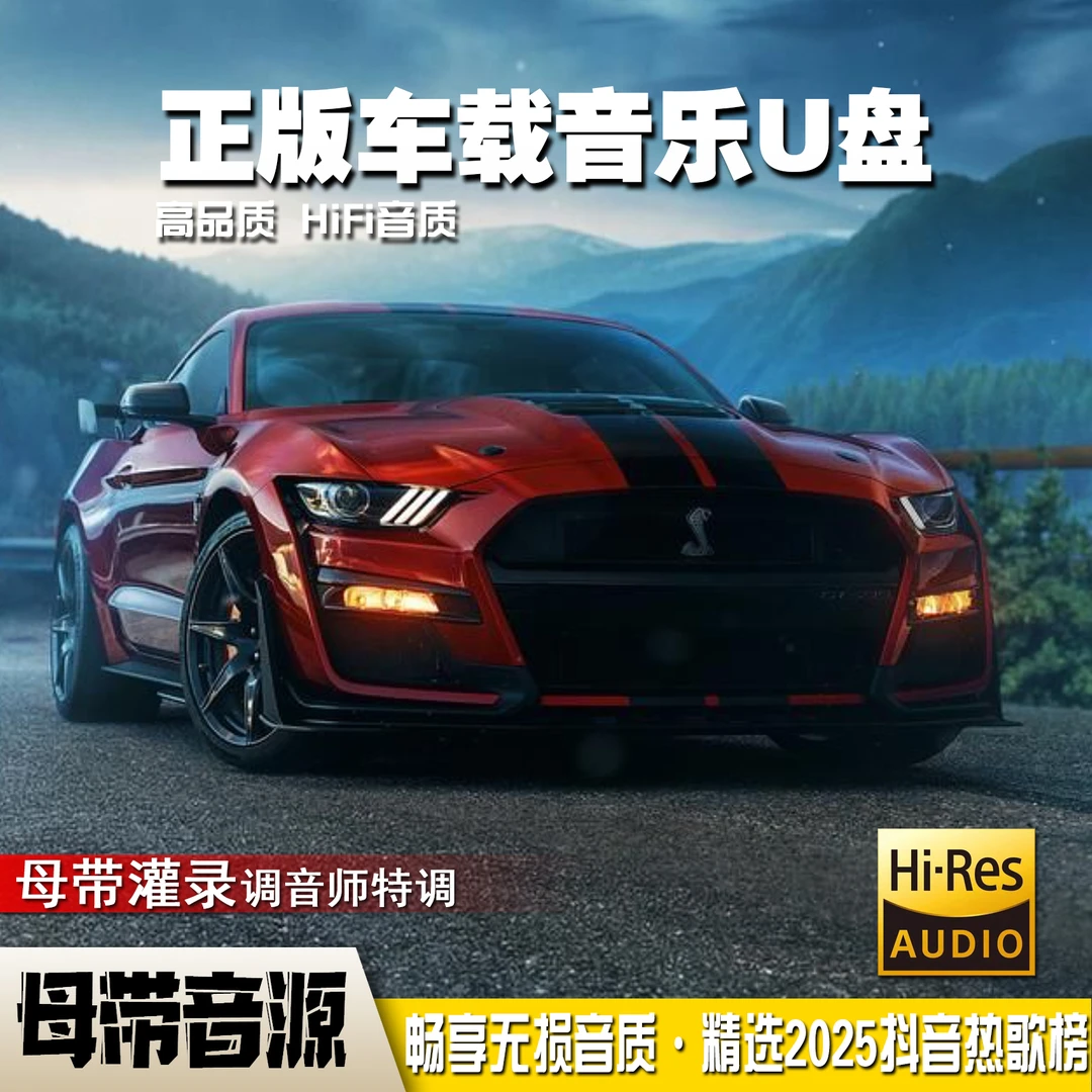 轩依车载音乐U盘带歌曲流行经典DJ舞曲老歌嗨曲即插即用优盘