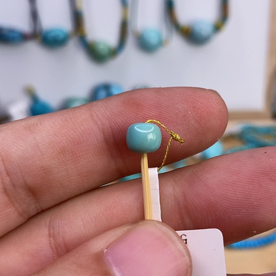 未镶嵌绿松石珠宝奇石6.9×5.8