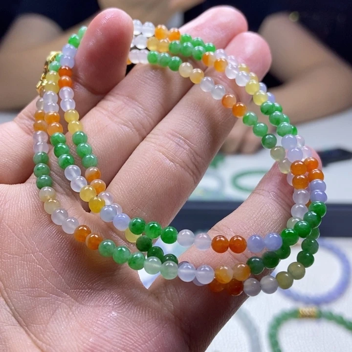 定制翡翠未镶嵌缅甸翡翠A货卡3.7