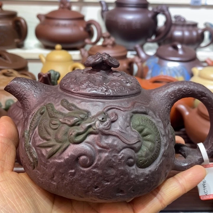 玩***哥紫砂茶壶微瑕处理一把