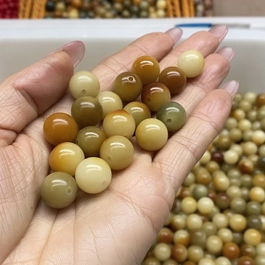 白玉菩提吊坠12.6青提炭烤100卡灯牌宠100