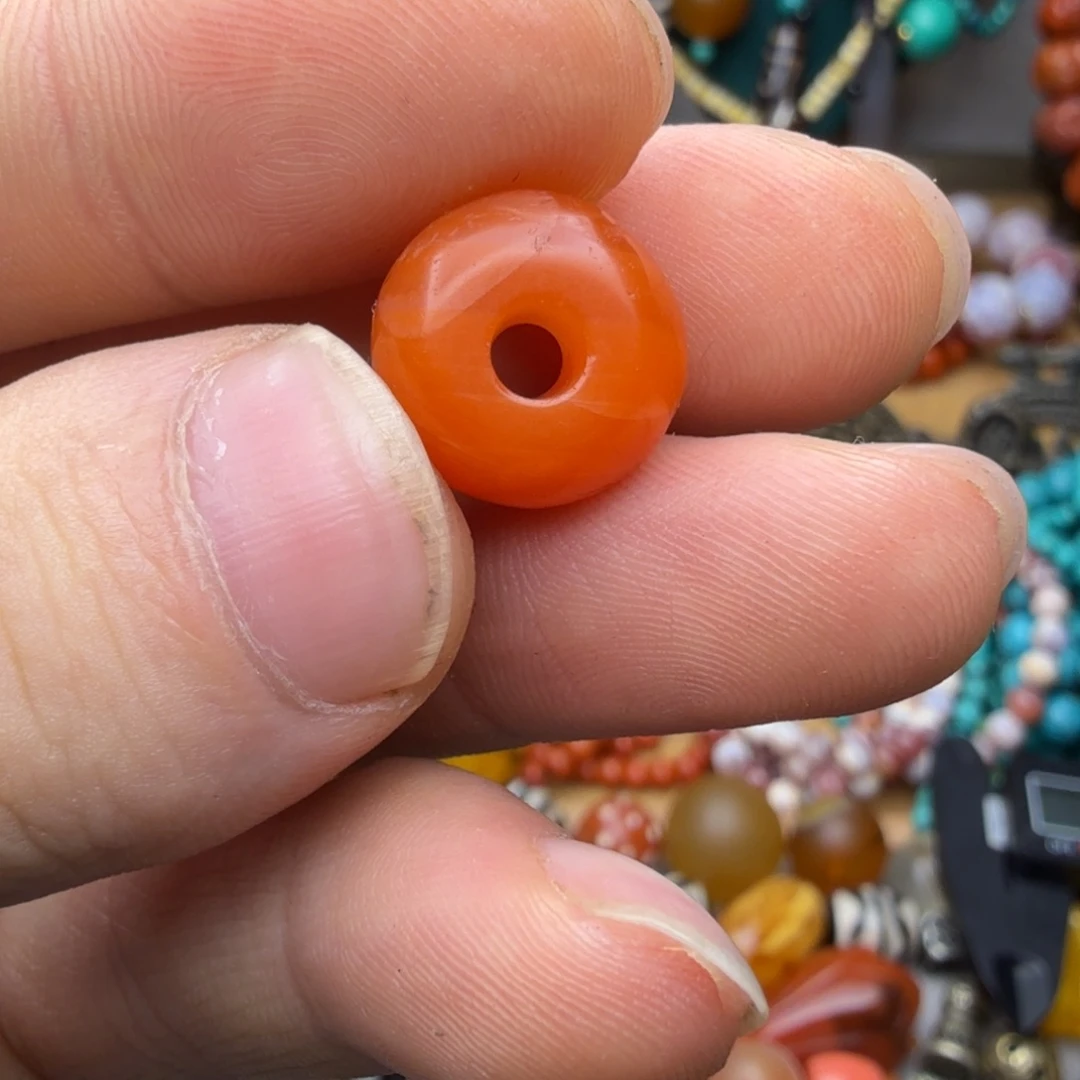 麻***烫南红玛瑙合金珠宝奇石南红