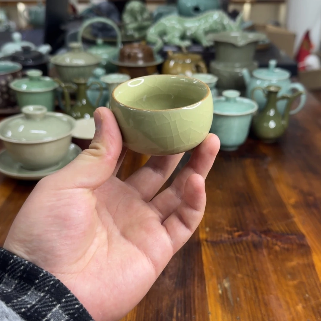 小仲龙泉青瓷微瑕7260