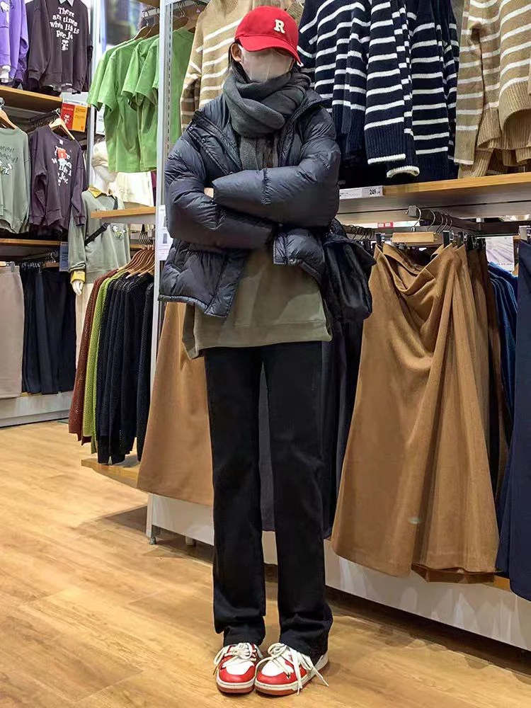 不分款式 巨大福利  黑色加绒 高腰纯正 牛仔加绒裤