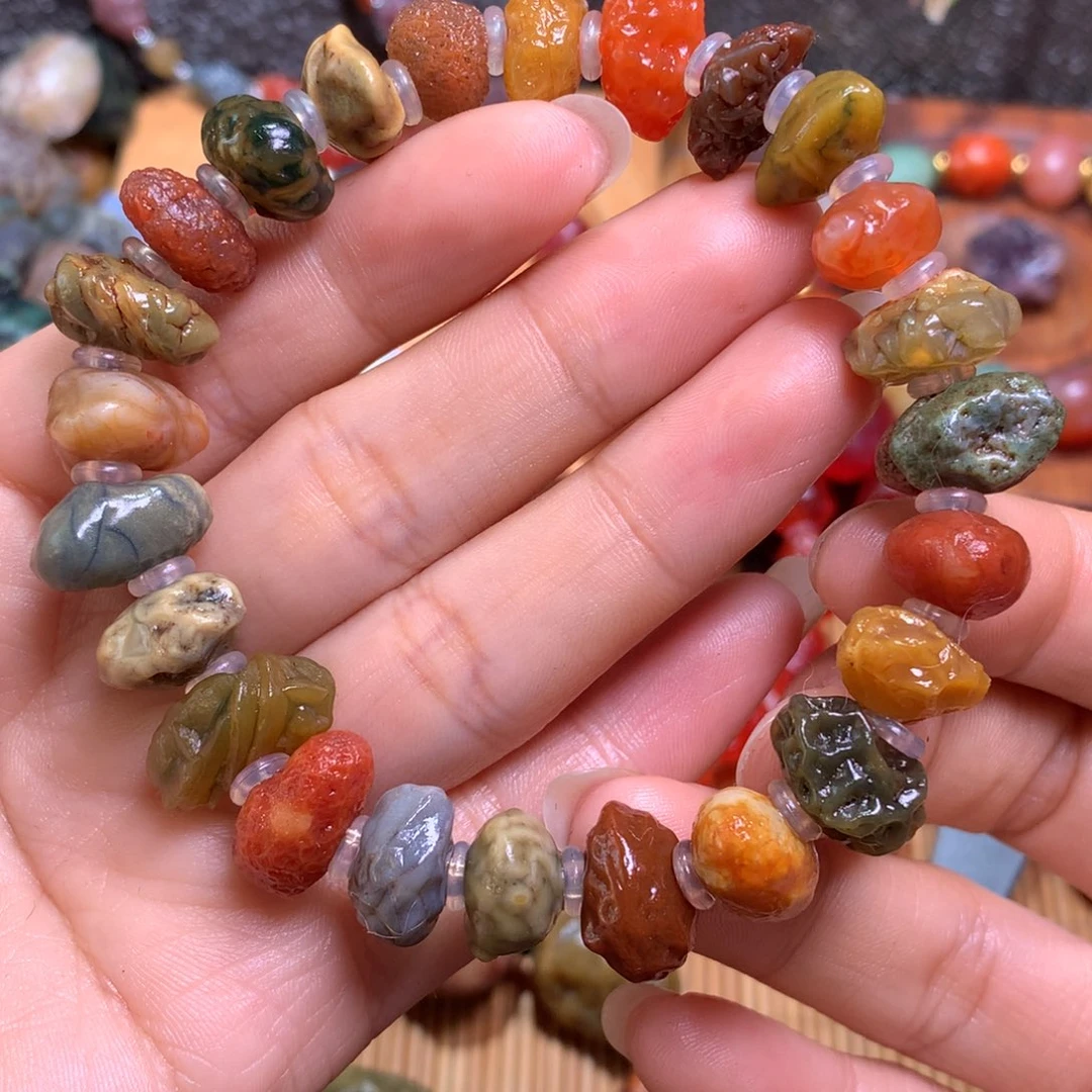 未镶嵌玛瑙/玉髓珠宝半成品