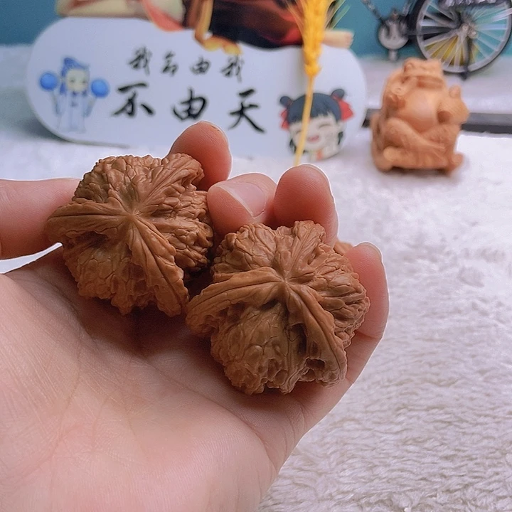 把件文玩核桃百**钢三棱