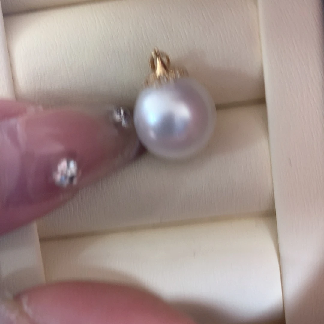 海水珍珠颈饰18K金镶嵌