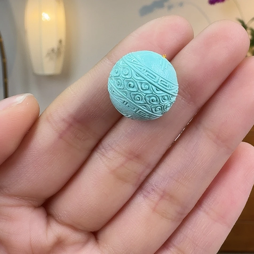 绿松石未镶嵌挂件