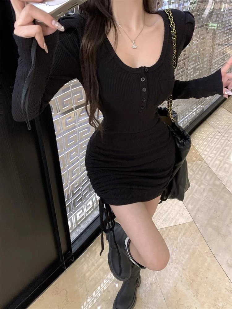 801-1000涵小涵服饰杂款纯欲连衣裙设计感气质显瘦性感收腰夏季