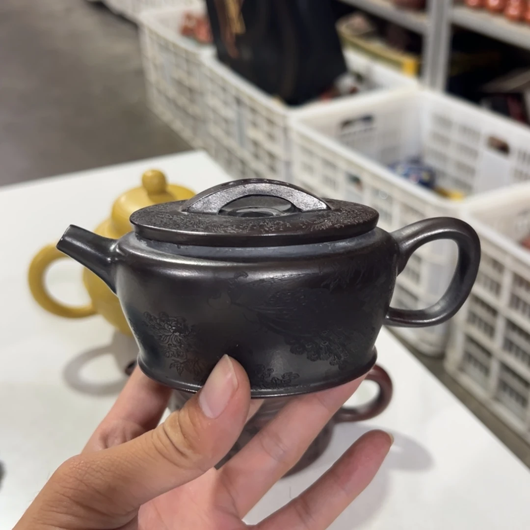 茶壶紫砂老厂紫砂壶一件！