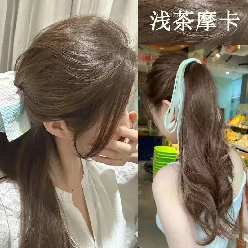 新款浅茶摩卡色染发剂女士专用颜色自己染ocks染发膏发色推荐家用