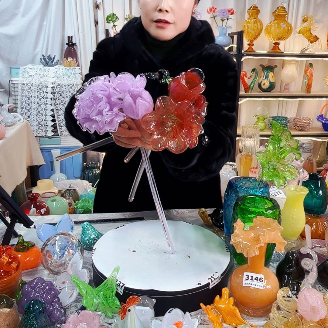 6花家悦美居琉璃摆件