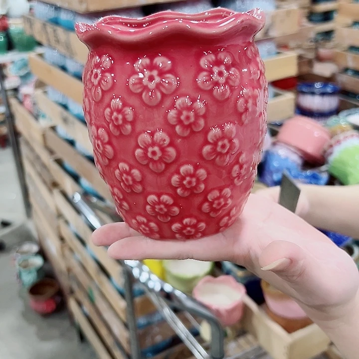 有孔，满10元发货多肉陶瓷花盆