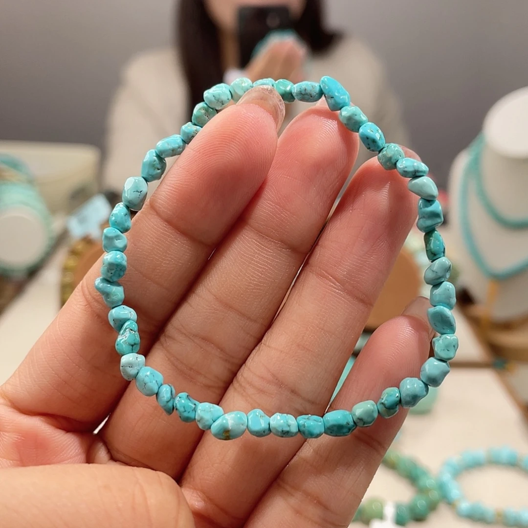 绿松石未镶嵌暴力蓝随行