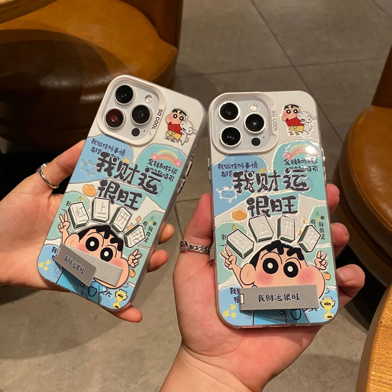 小新财运旺支架适用苹果15/16promax手机壳vivo华为p70oppo小米14