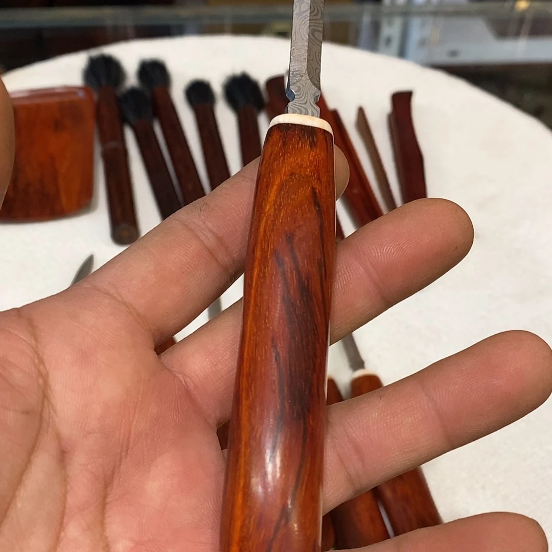 檀香紫檀（小叶紫檀）茶刀