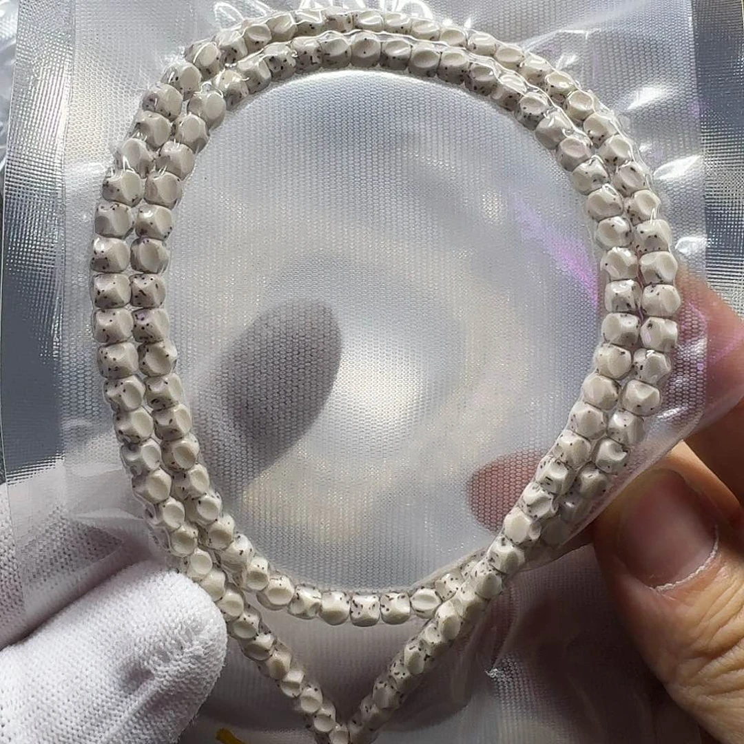 星月菩提手串星月菩提6*5原生态巧克力无相