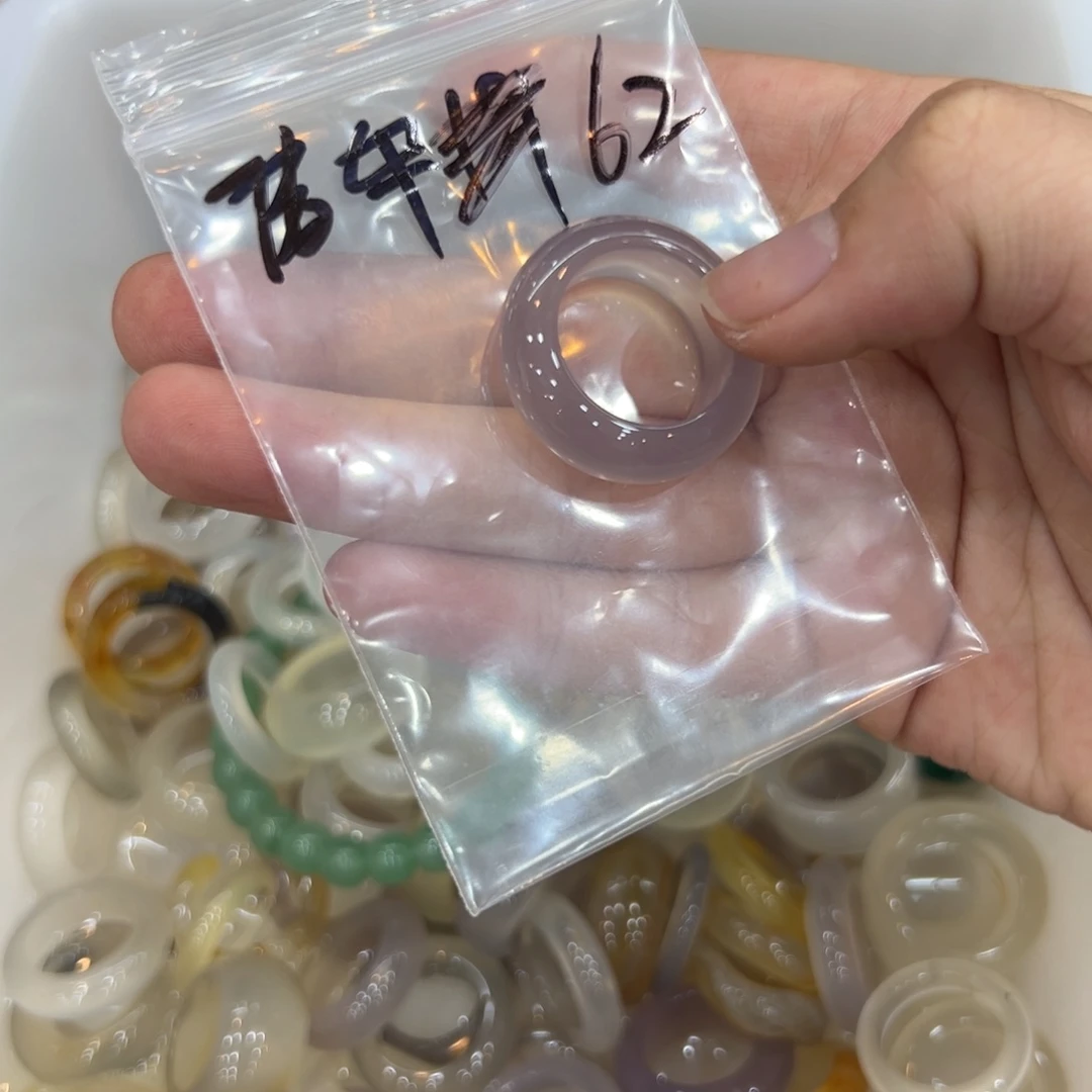 玛瑙/玉髓戒指未镶嵌62港16