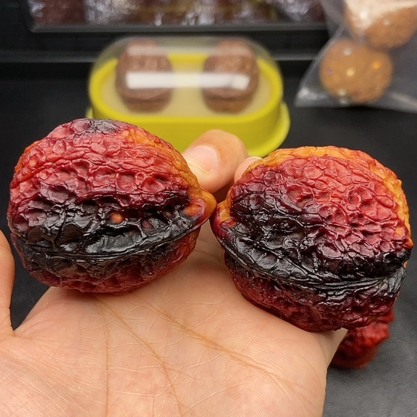 【闪购商品】把件文玩核桃46尺蟾祖71.8克