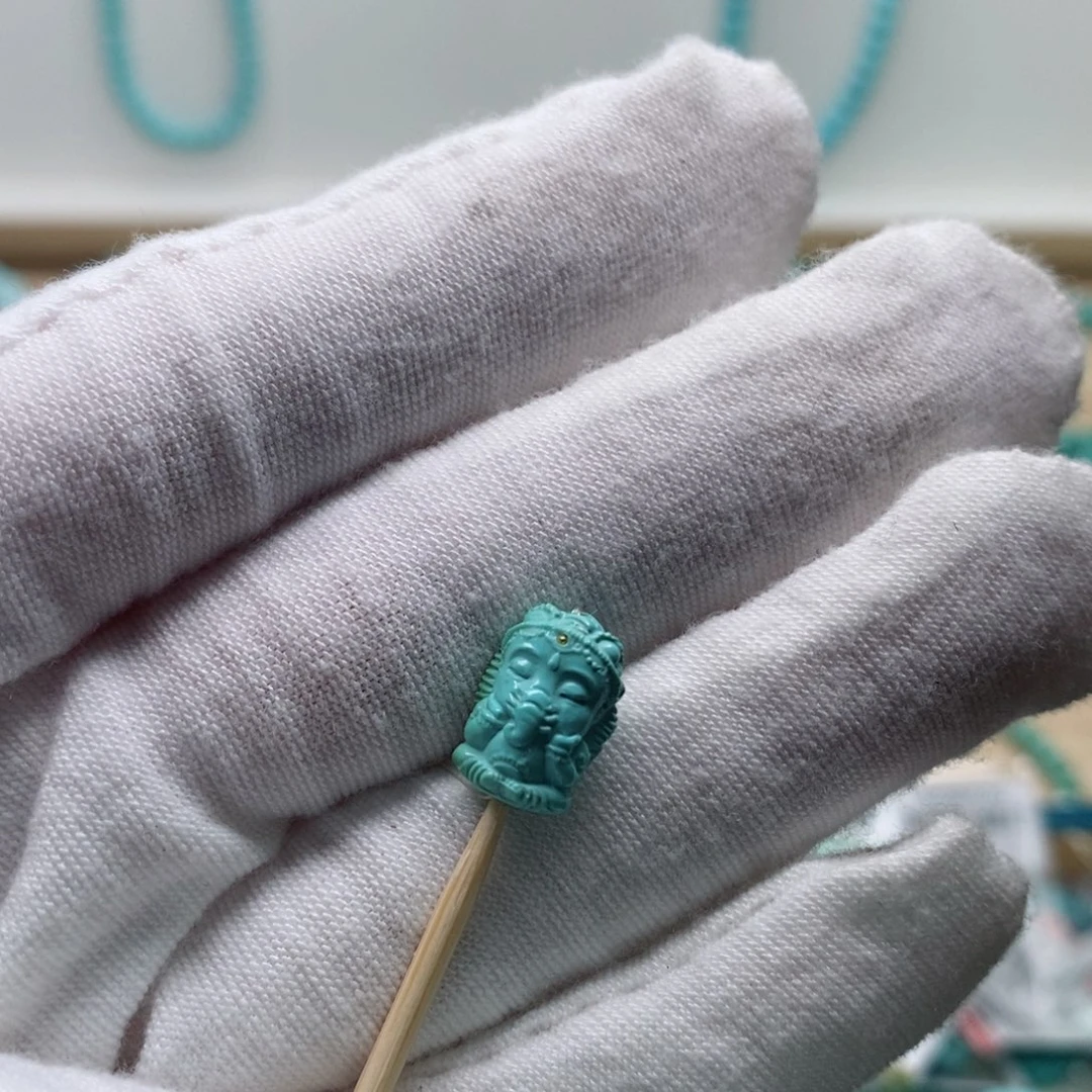 未镶嵌绿松石珠宝奇石