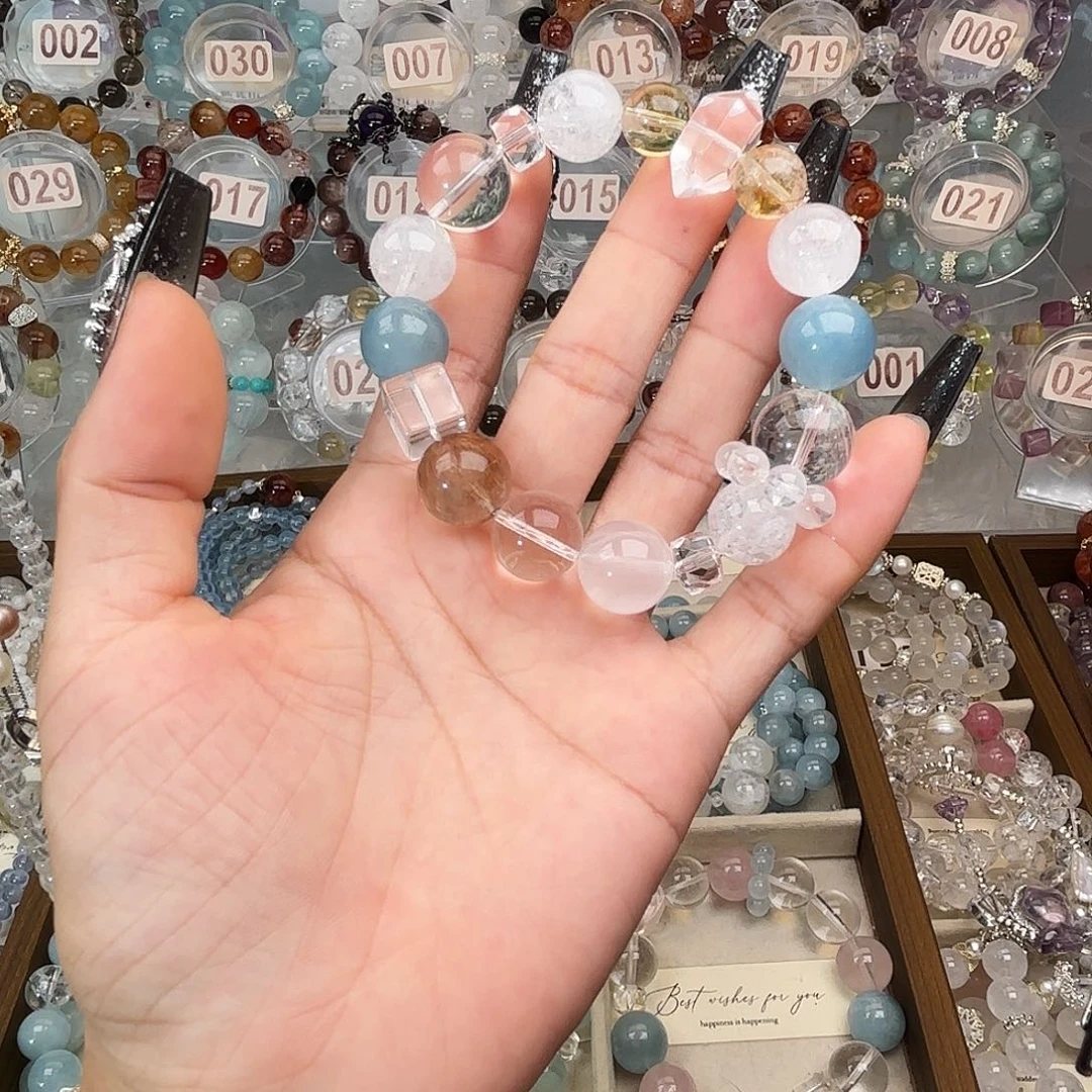 手链银S925镶嵌水晶