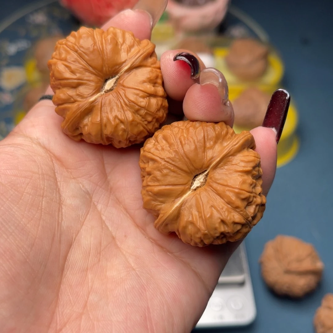 文玩核桃把件南瓜墩40